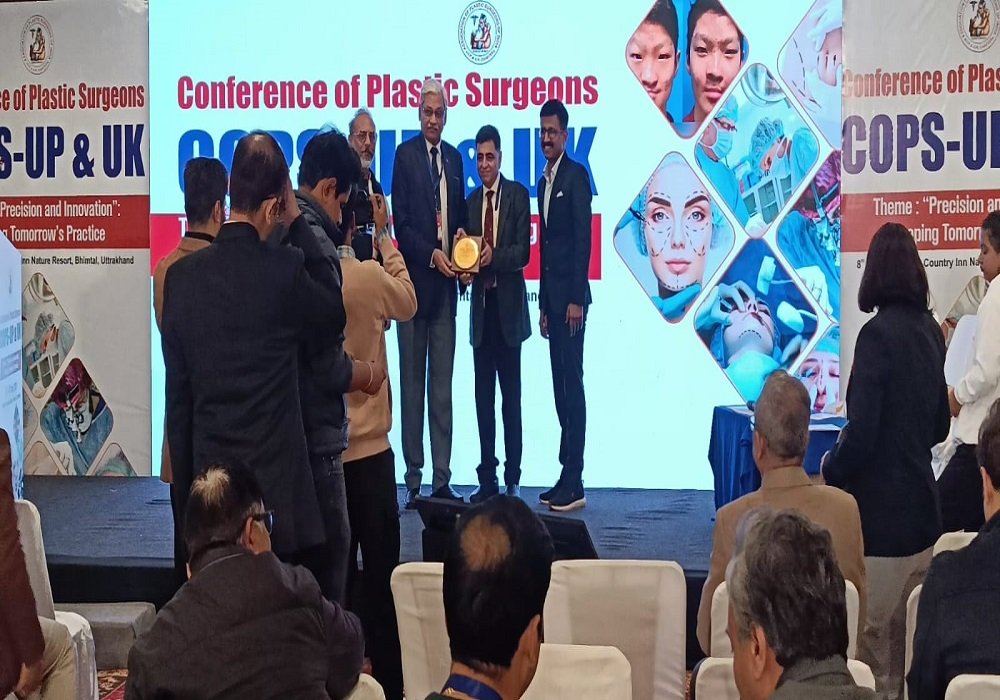 Medical conference audience and healthcare event presentation