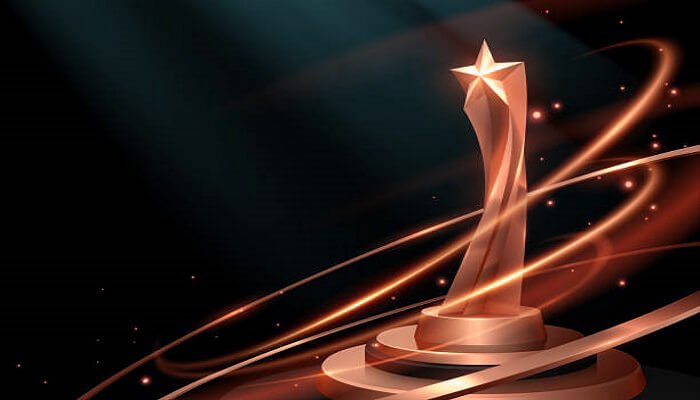 Corporate Award Ceremony Stage Setup with Professional Lighting