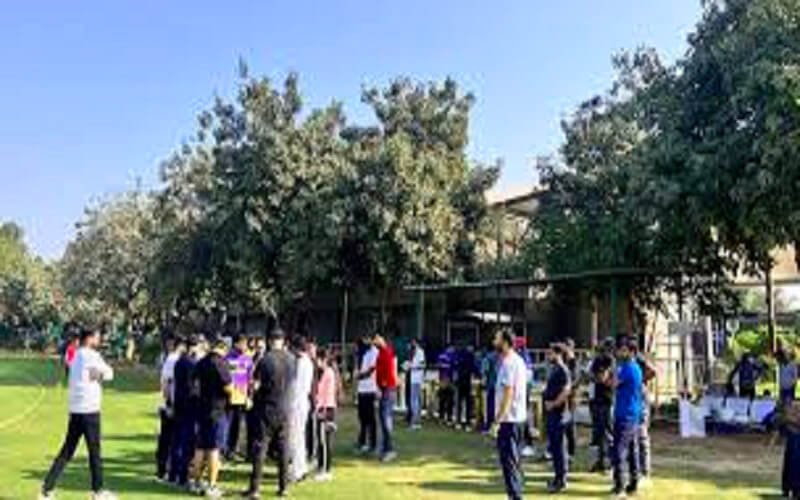 Business networking event with professionals