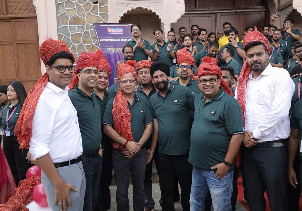 Team celebrating after completing an activity